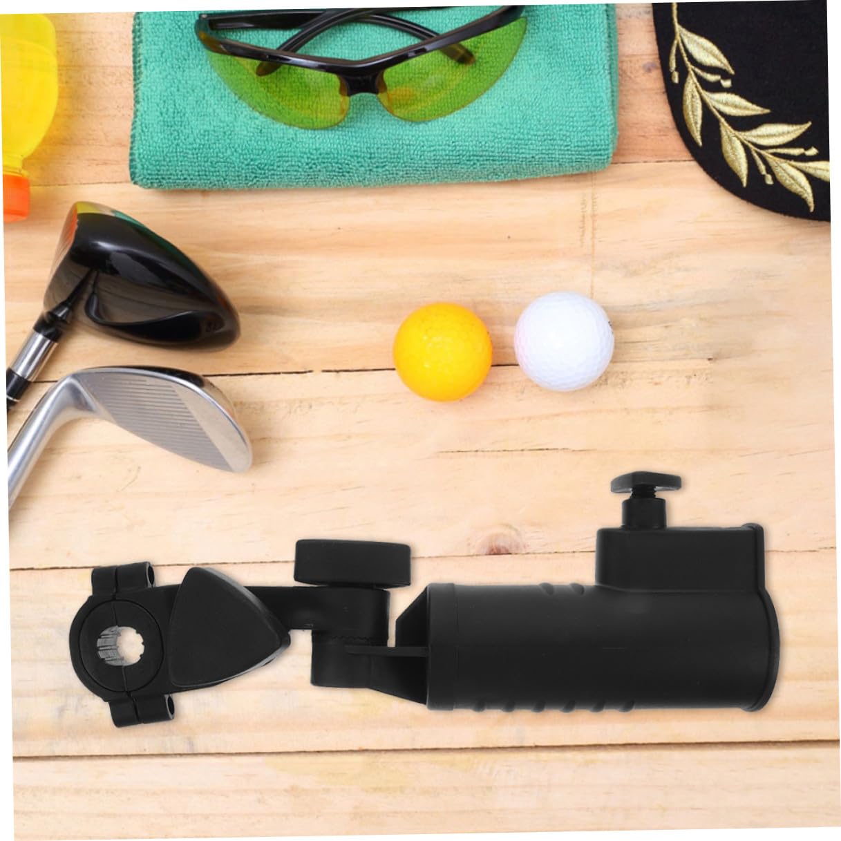 VANZACK 2 Piezas Soporte Paraguas para Carrito de Golf Diseño Ajustable Soporte Estable para Carritos de Golf Scooters de Movilidad y Actividades al Aire