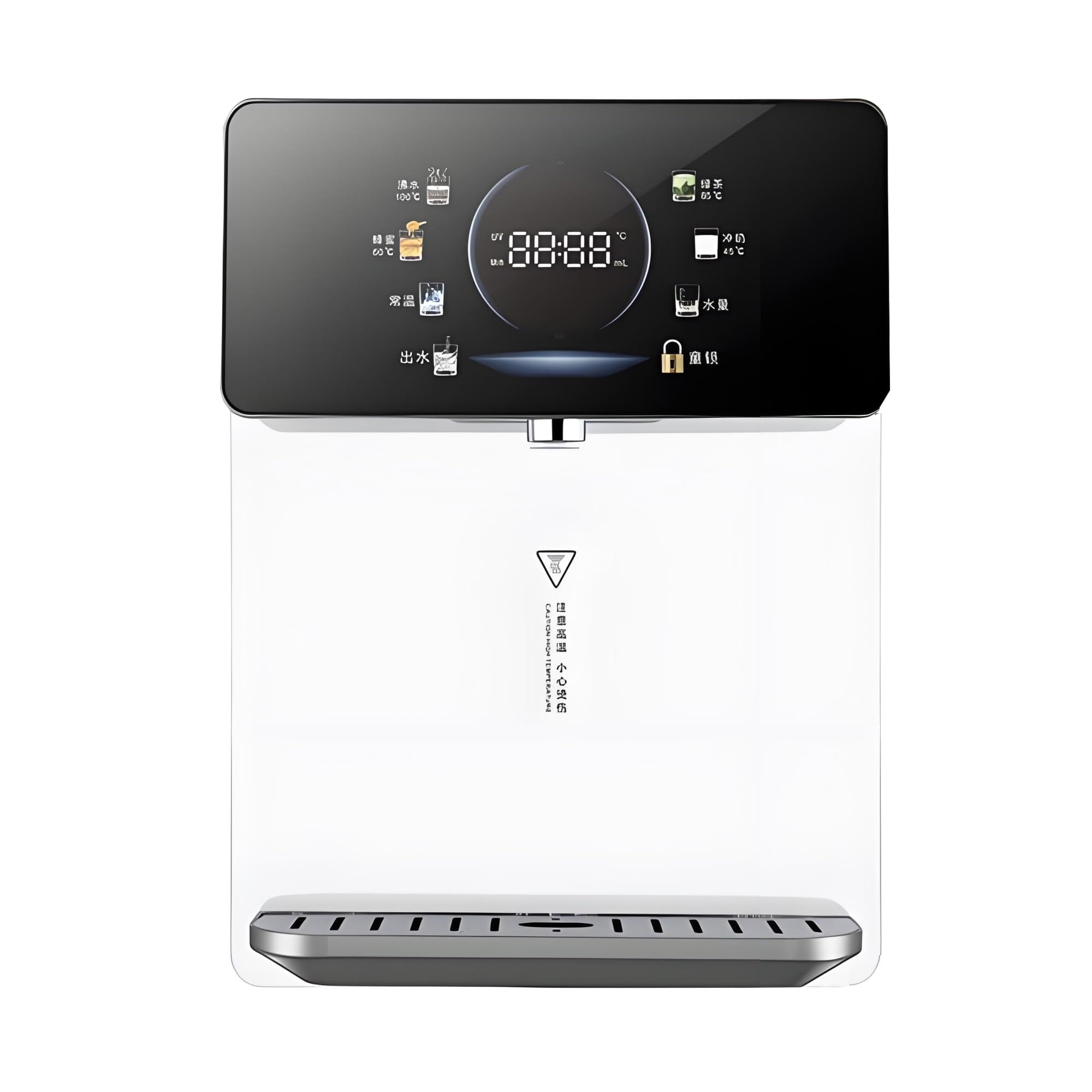 FHRKA 2200W Wall-Mounted Water Dispenser with Safety Lock, Adjustable Temperature, Large Screen Touch, Hot Water 25L/h (White)
