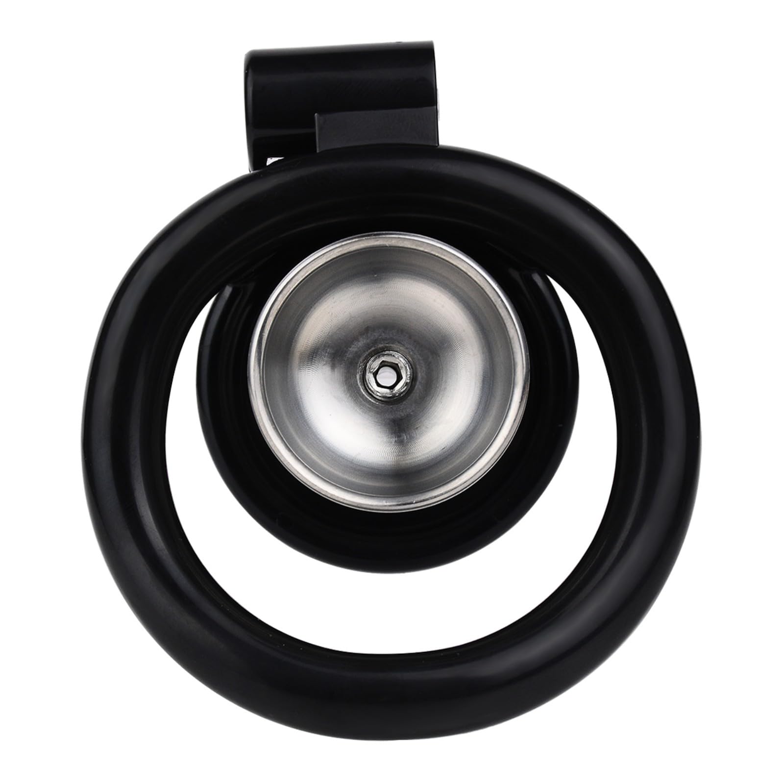 Cage de Chasteté Inversée Cage Chastetée avec Prte Urinoir et 4 Anneaux Différents Ceintures de Chasteté avec Serrure Invisible et Ceinture pour Restreindre le Pénis d'un Homme Sex Toys (B,Black)