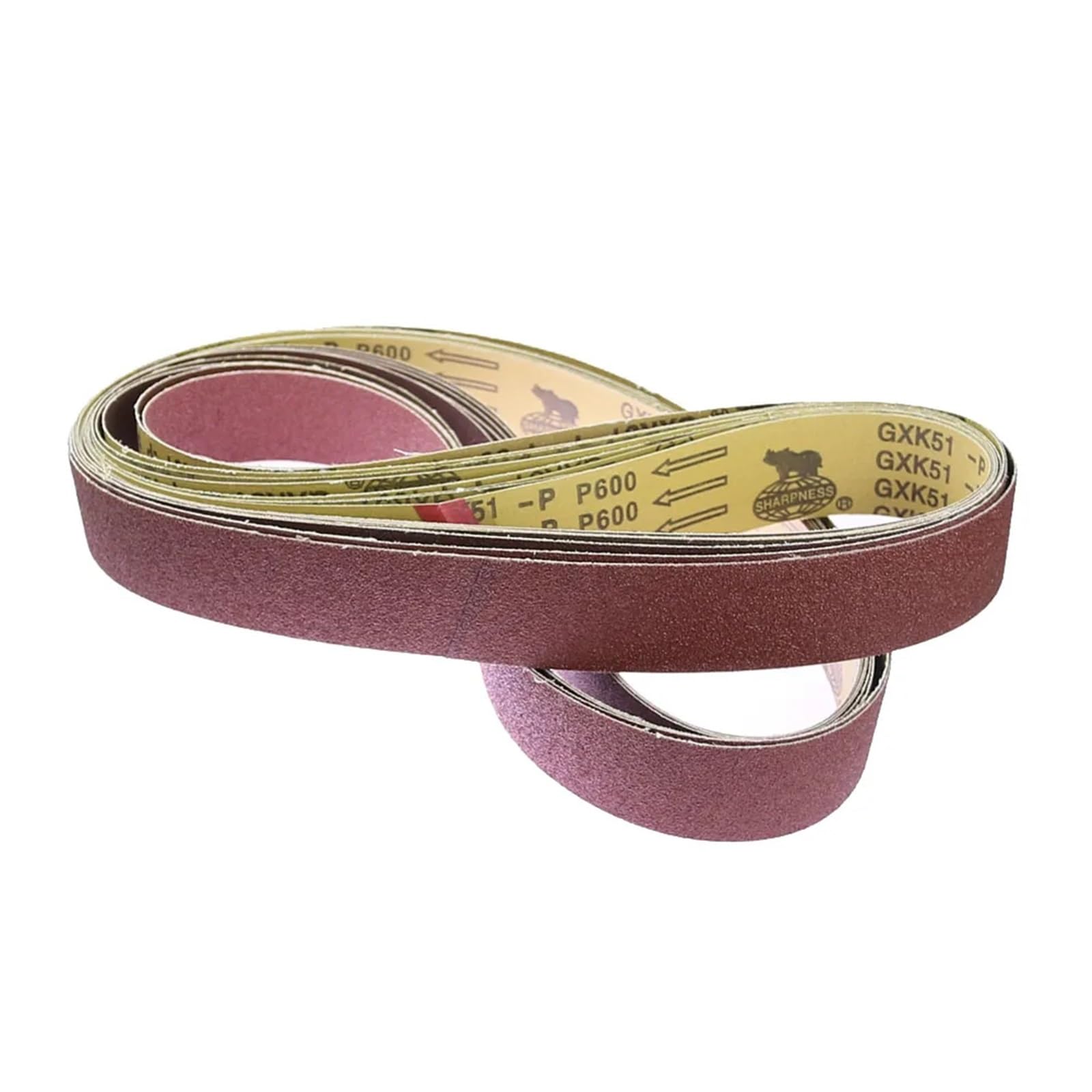 Khascbnf P40 Sanding Belt 20 Pieces 2000X50mm Abrasive Sanding Belts -P800 Wood Soft Metal Coarse Grinding To Fine Polishing(P40)