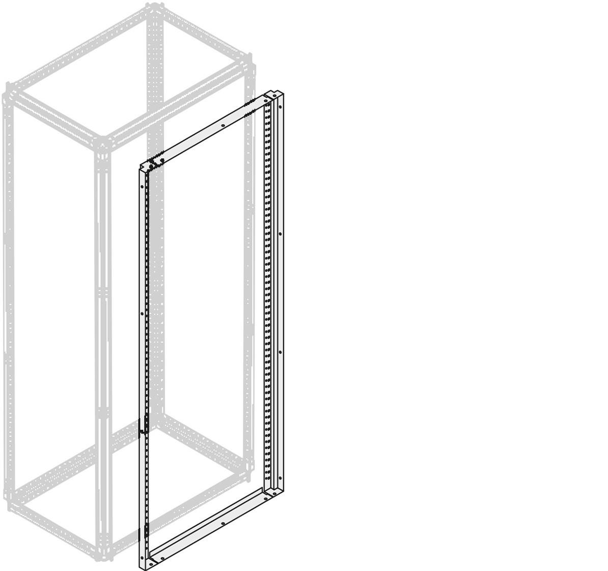 Rack fixe pour baie 2000 x 600 mm support serveur armoire informatique