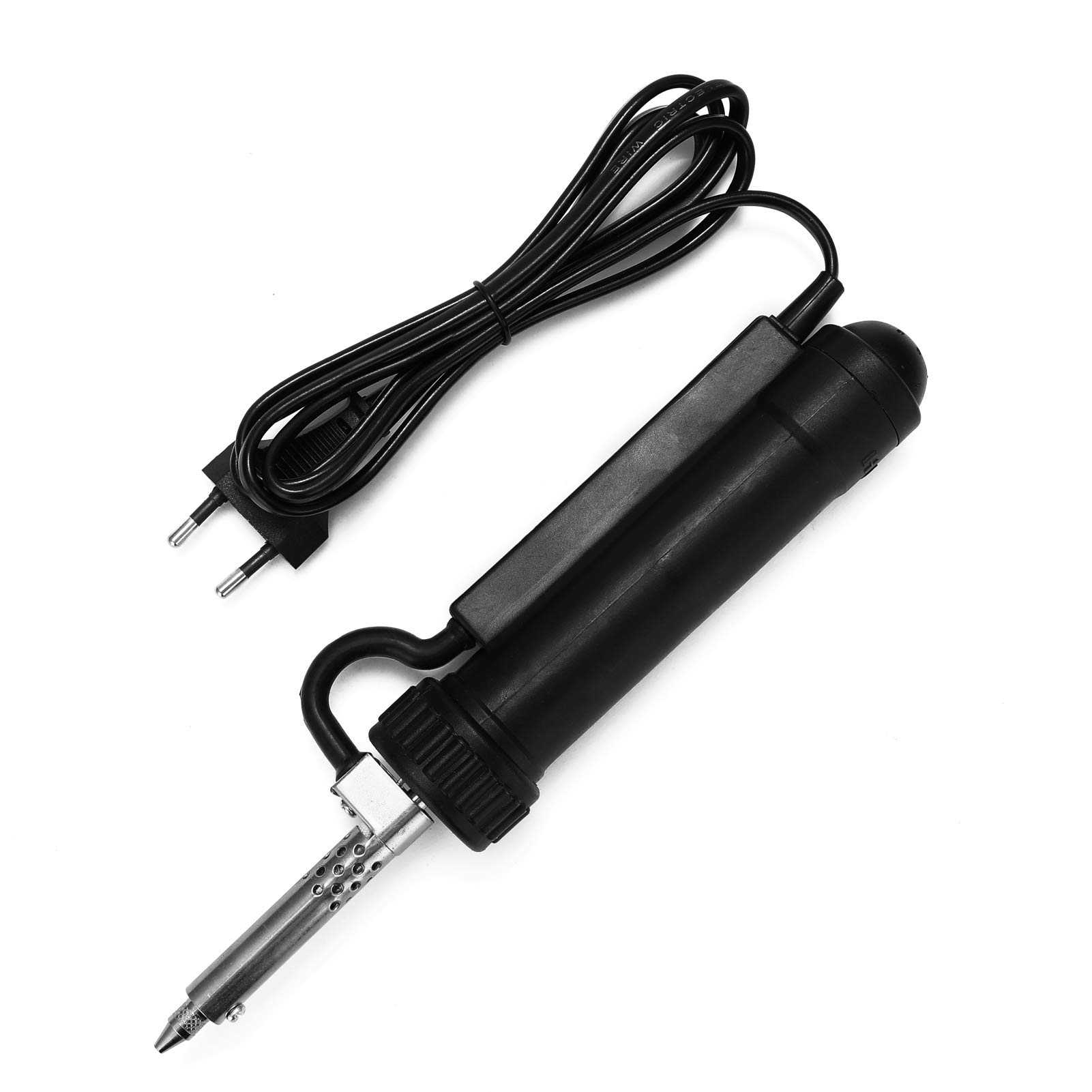 Weytoll Elektrische Entlötpumpe, Elektrisches Vakuum Entlötkolben, absaugen von flüssigem Lötzinn, 350W Entlötpumpe mit Heizung, Handfläche, Elektro-Solder Tin Sucker Va-cuum Soldering (Schwarz)