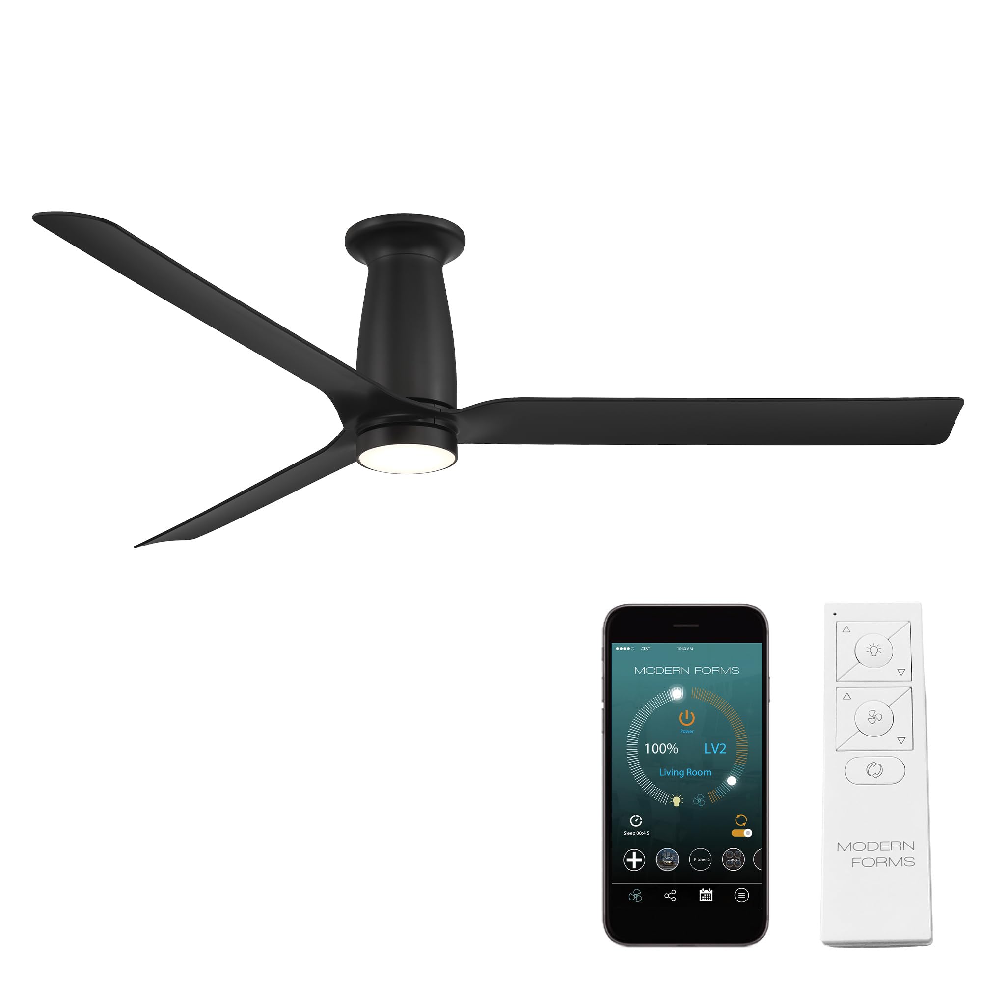 Amazon.com: Smooth Indoor or Outdoor 3-Blade 52in Smart Flush
