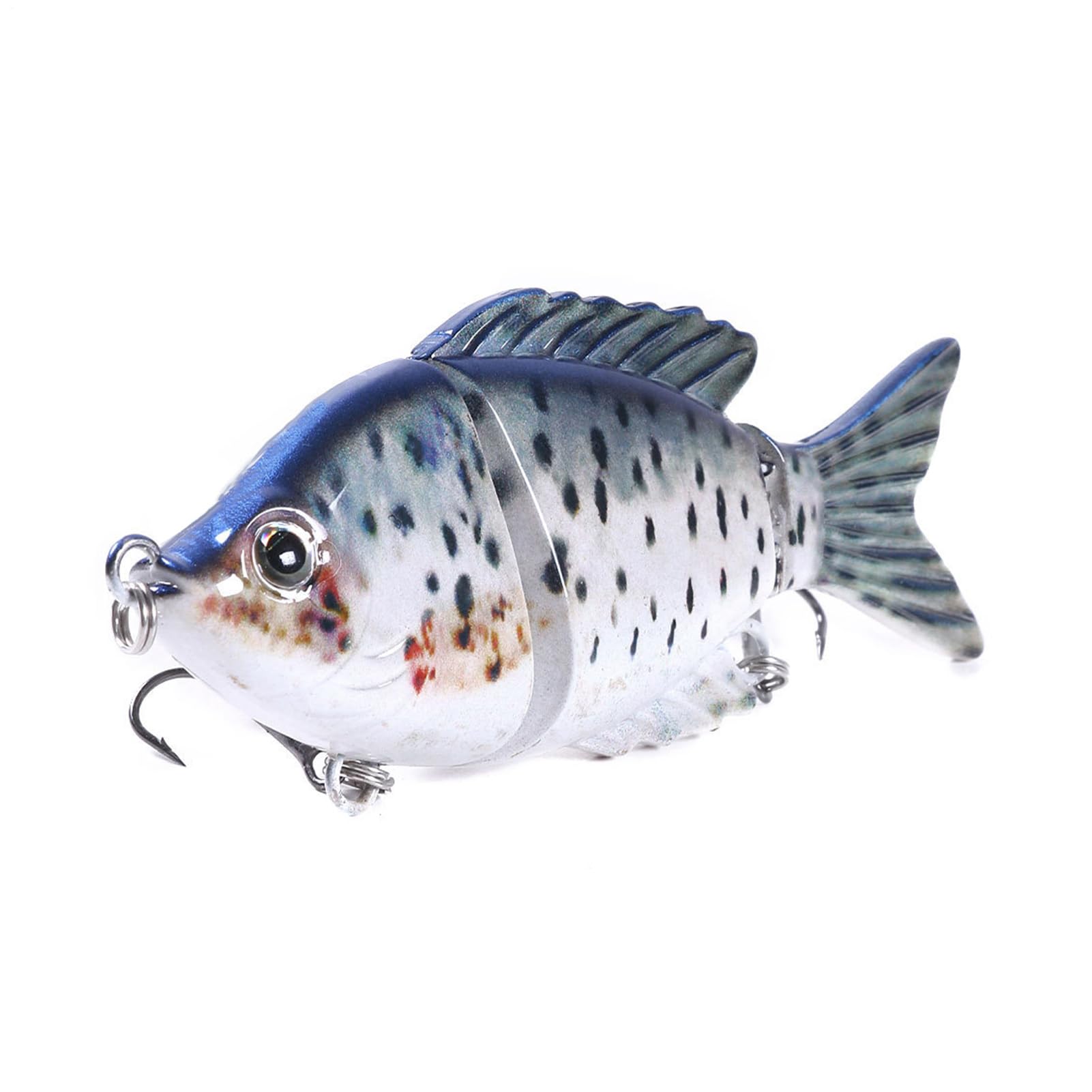 Swimming Lures for Fishing - Crank Lures with Hooks - Soft Lure with Multiple Joints - for Outdoor Fishing in Reservoir River Pond on the Bank in Freshwater and Saltwater