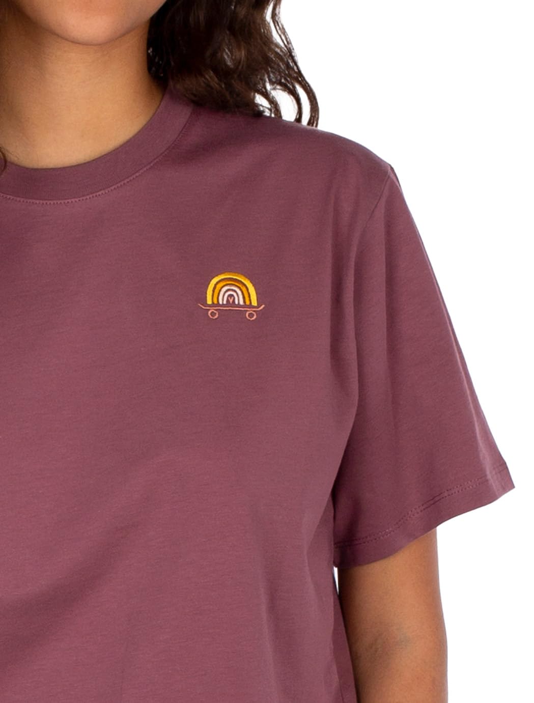 IRIEDAILY Damen T-Shirt Skate Heart Baumwolle Relaxed Fit