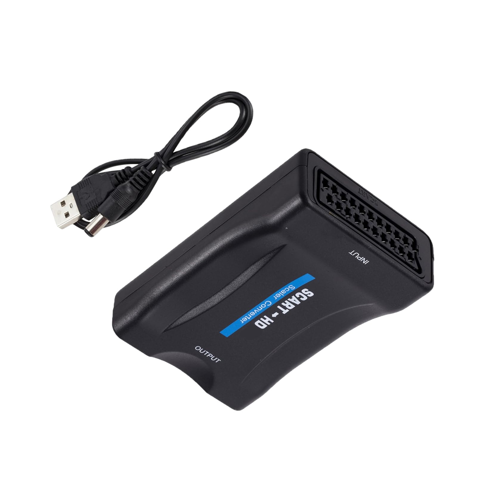 Adaptateur Péritel Vers HDMI 1080p - Pour Connecter Vieux Lecteur DVD à écran Moderne