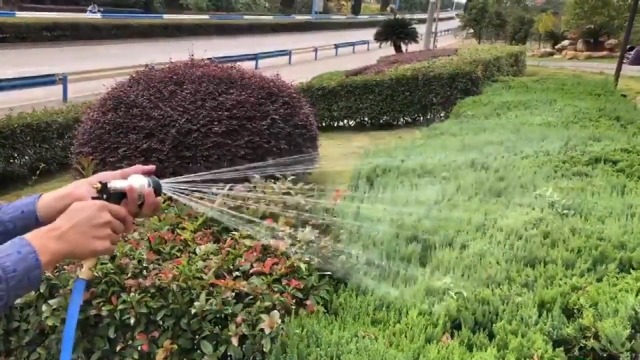 Tuinslang spuitpistool met 7 patronen,Heavy Duty metalen tuinslang mondstuk zinklegering hogedrukwaterpistool groter… - Afbeelding 8