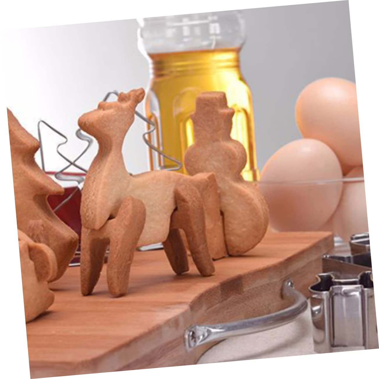 ABOOFAN 40 Stk Ausstechformen tierischer Muffin Ausstecher im Weihnachtsstil Weihnachtsmann backen weihnachts plätzchenformen keksform ostern Kekse Backzubehör schöner Keksausstecher
