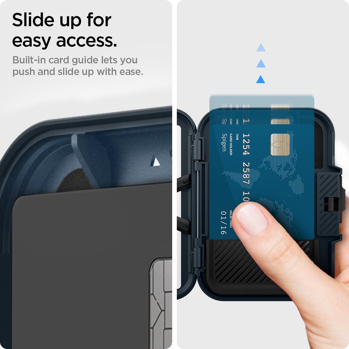 Spigen Lock Fit Magnetic MagSafe Wallet Card Holder Compatible with iPhone 17/16/15/14/13/12 Series and PixelSnap Cases for Pixel 10 Series - Image 4