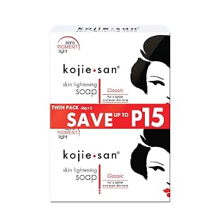 Kojie San Skin and Body Brightening Soap - Original Kojic Acid Dark Spot Remover Bar Soap with Glycerin