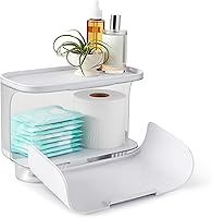 YouCopia Hideaway Toilet Cabinet - Over the Toilet Storage Organizer for TP Rolls, Wipes & Bathroom Essentials