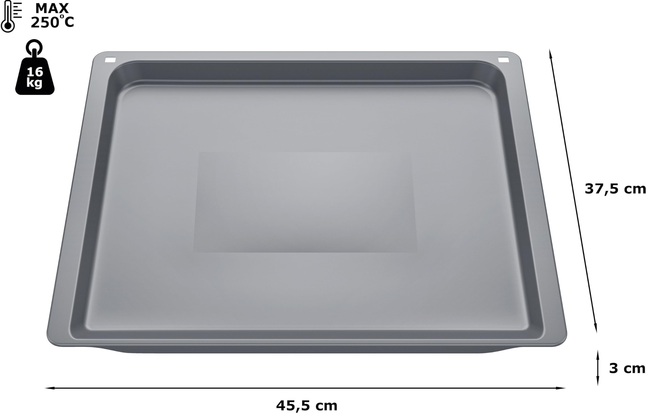 NEFF Z11AB15A0 Backblech, 45,5 x 37,5 cm, Made in Germany, non-stick, PTFE- und PFAS-frei, Stahl emailliert