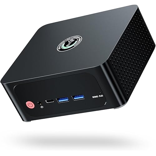 TRIGKEY Mini PC AMD Ryzen9 6900HX(6nm, 8C/16T, Up to 4.90Hz), 16GB DDR5 500GB M.2 NVMe(Max 4100MB/S) PCIe4.0 SSD, Pre-Installed OS 11 Pro, Mini Computers, WiFi6/BT5.2/HDMI/DP/USB4(40Gbps), Gaming PC
