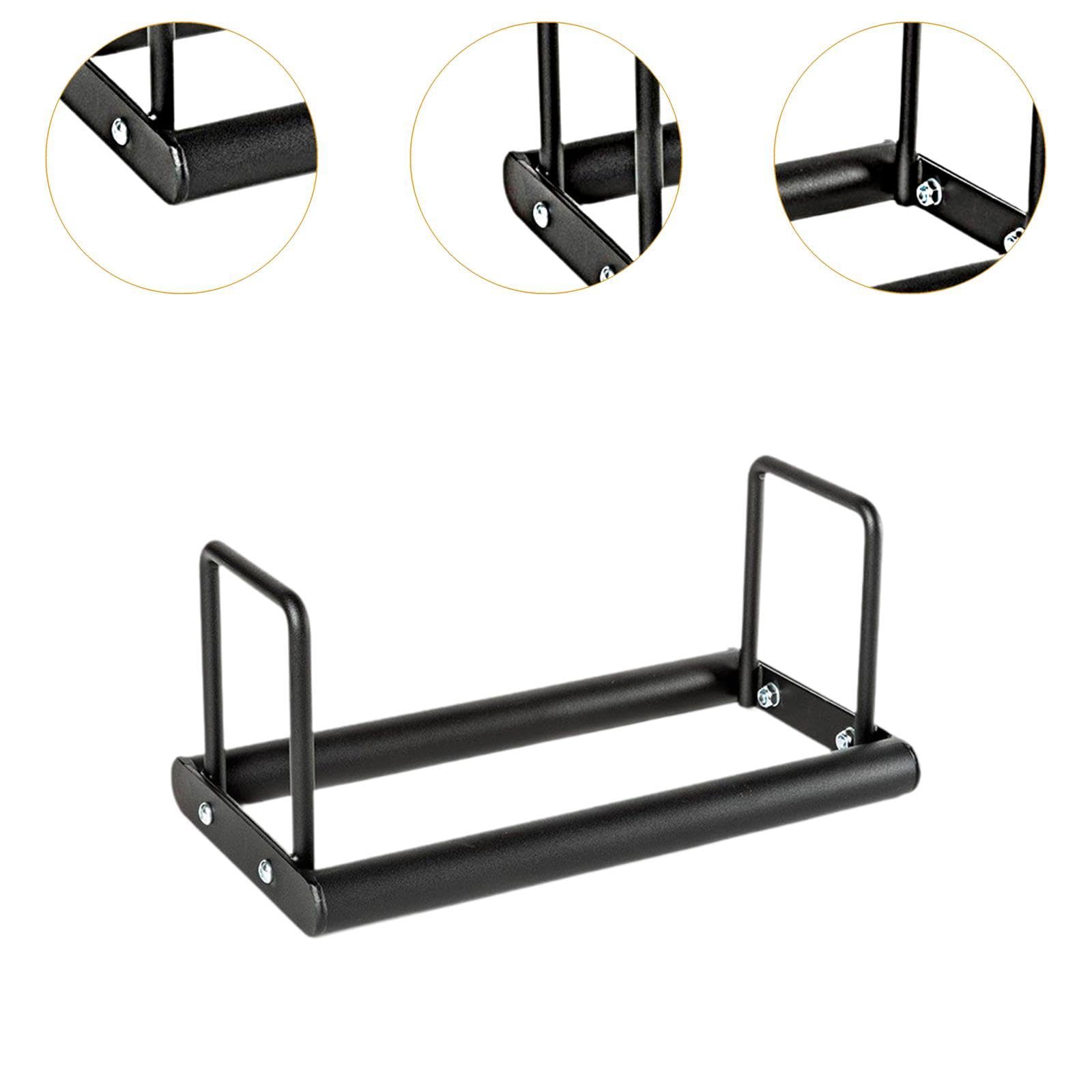 Colaxi Weight Plate Rack Barbell Plate Storage Rack for Exercise Weightlifting, 51cmx27cmx24cm
