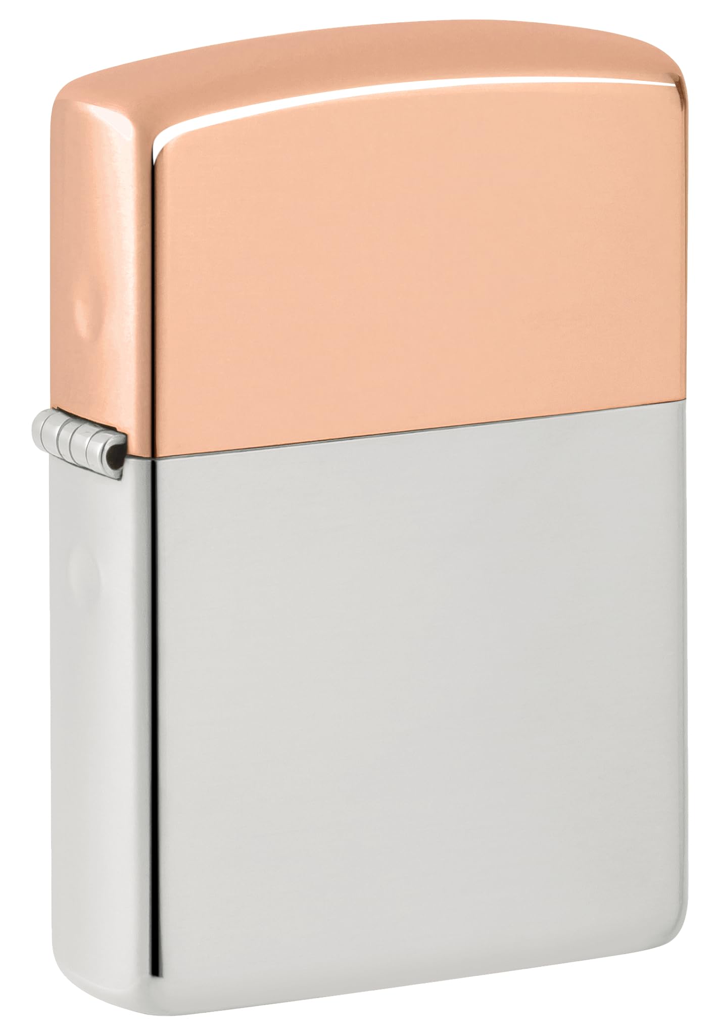 Zippo Accendino da tempesta – Bimetal Collectible, custodia in argento Sterling, Copper Lid, Base Model – Ricaricabile – Riutilizzabile – Design antivento – Confezione regalo – Made in USA