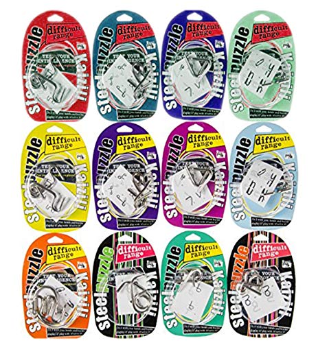 Preisvergleich Produktbild SL24 12 Metallpuzzle Knobelspiele Metallknobelei versch. Schwierigkeitsgrade