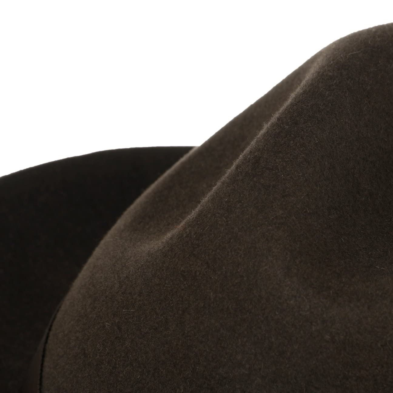 Borsalino Sombrero Fieltro Pelo Georgio Mujer/Hombre - Made in Italy Film Fedora de Hombre con Banda Grosgrain Otoño Primavera Invierno Verano Verano/Invierno