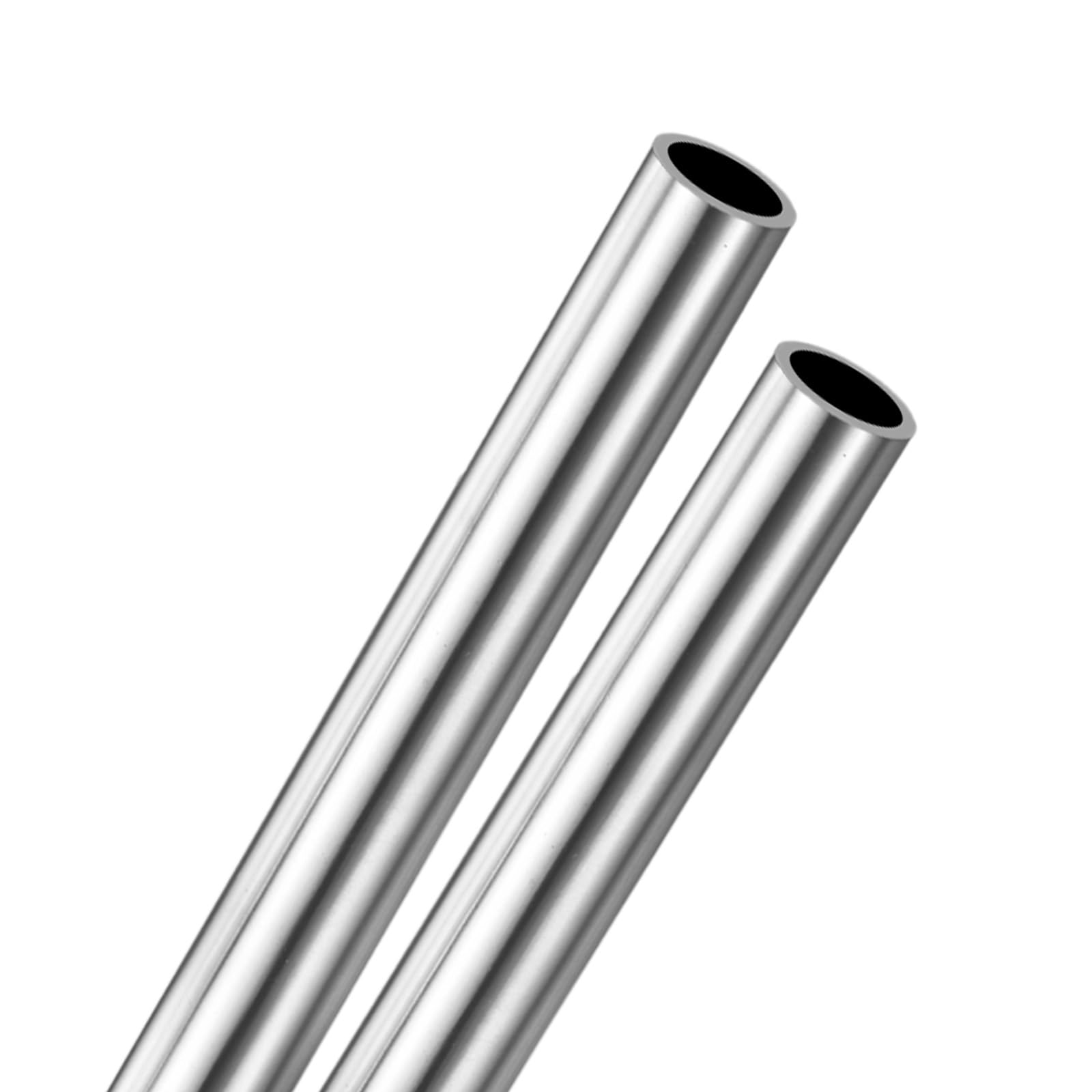 Tube En Acier Inoxydable 304 Sans Soudure - 30cm, Ø12mm, Épaisseur 2mm - Pour Bricolage, Construction, Modélisme