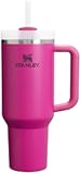 STANLEY Quencher H2.0 Tumbler with Handle and Straw 40 oz | Flowstate 3-Position Lid | Cup Holder Compatible for Travel | Insulated Stainless Steel Cup | BPA-Free | Fuchsia