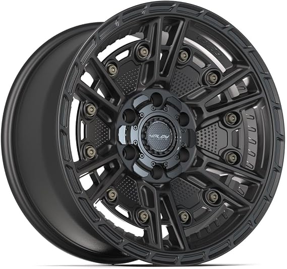 4PLAY Wheels 4PS01 18 Inch Rims Fit 6x135 & 6x139.7 18x9 Satin Black (Set of 4)