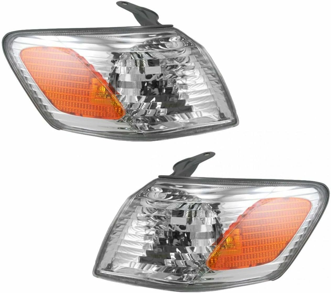 Side Marker Corner Parking Lights Turn Signals Set 2pcs for Toyota for Camry CE/LE/XLE 00-01 Front Left Right 81520AA020 LHT05327, Revitalize your car