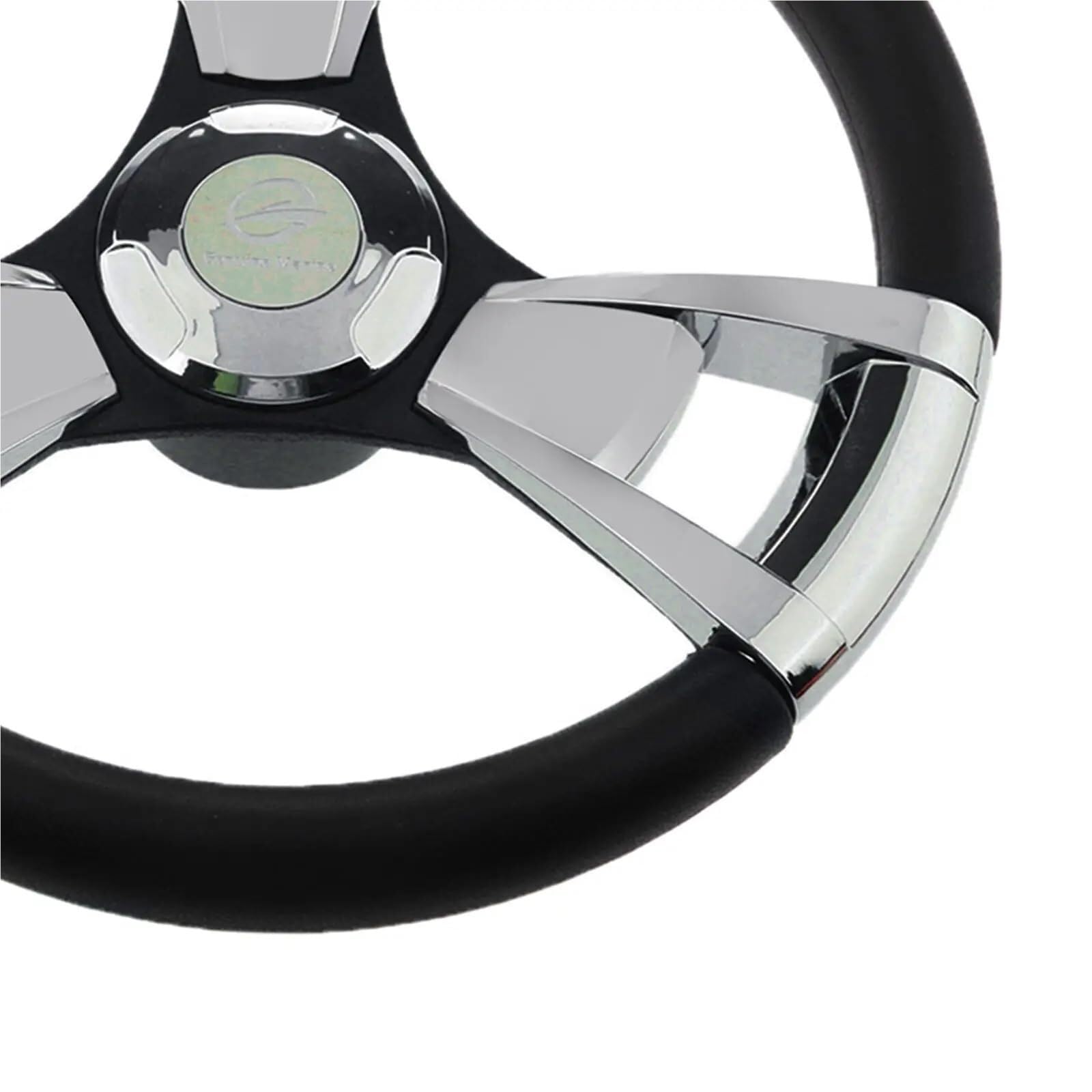 Volante Barca 350mm 3/4'' Tapered Shaft Boat Steering Wheel Non-directional 3 Spokes For Marine Yacht Vessel Pontoon