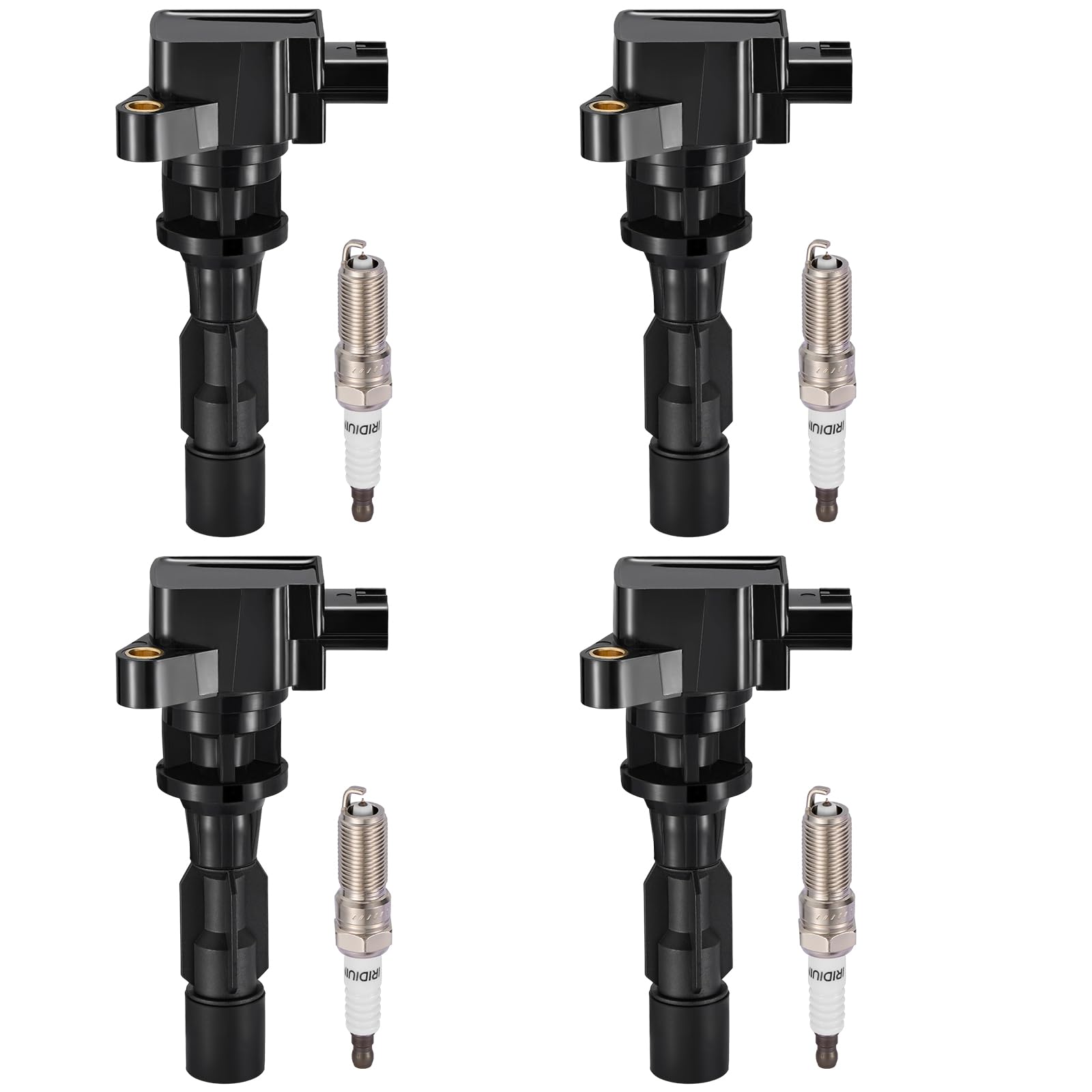 BDFHYK Ignition Coil UF604 and Spark Plug 5019 for Mazda 5 2008-2010