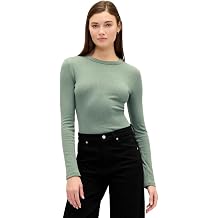 GAP Womens Cozy Ribbed Crewneck Pullover