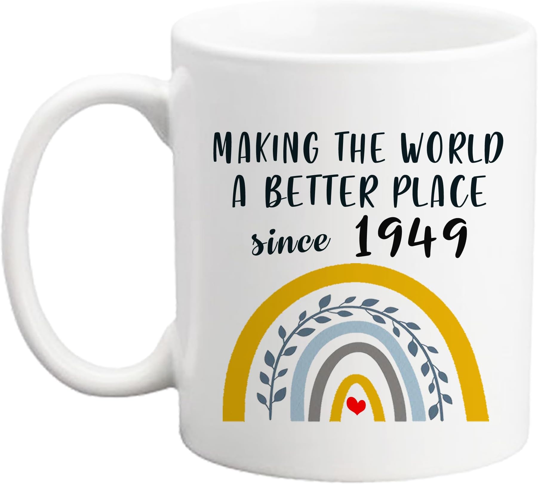 Funny 75th Birthday Mug - "Turned 25 Three Times" Gift For Men & Women, 11oz Microwave Safe Coffee Cup