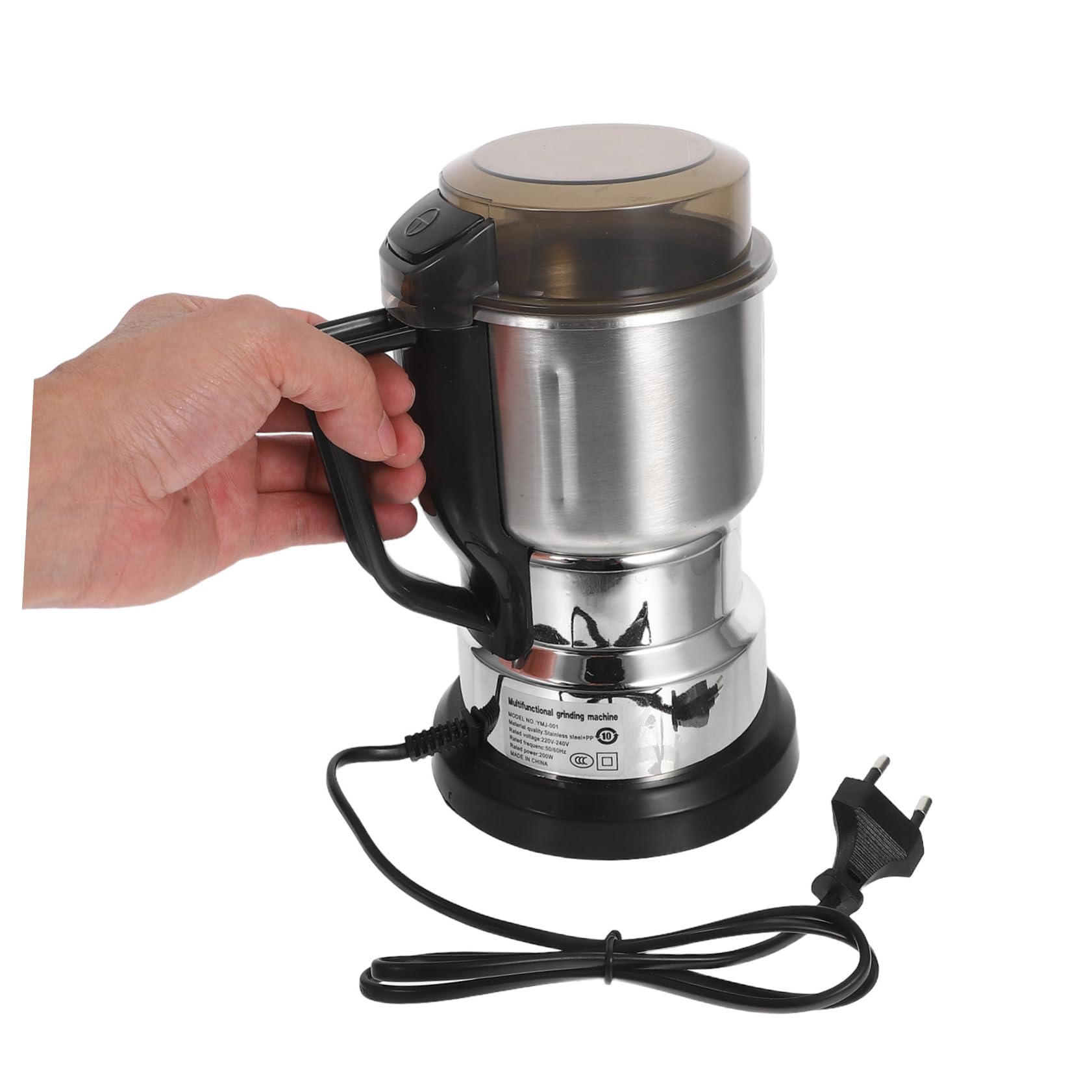 Alipis Macinatore da 600g Elettrico in Acciaio Inossidabile Compatto con Motore ad Alta Efficienza per Cucine con Spazio e Piccoli Appartamenti