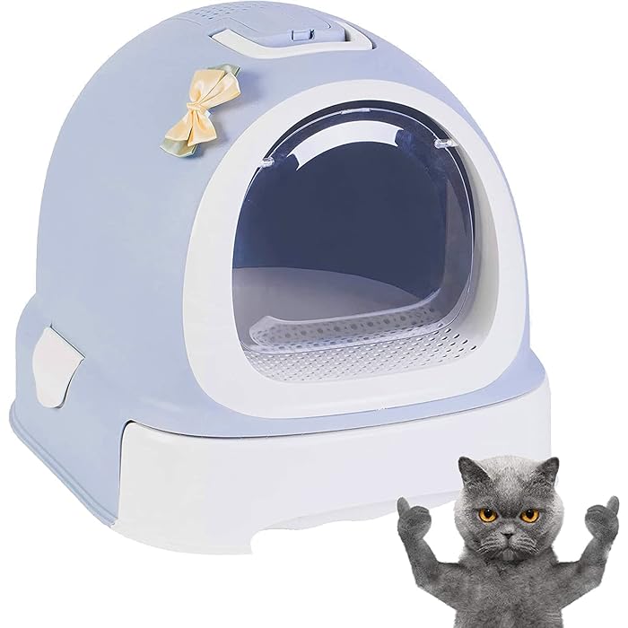 Buy PA Original Cat Litter Box,Top and Front Door for Entry and Exit