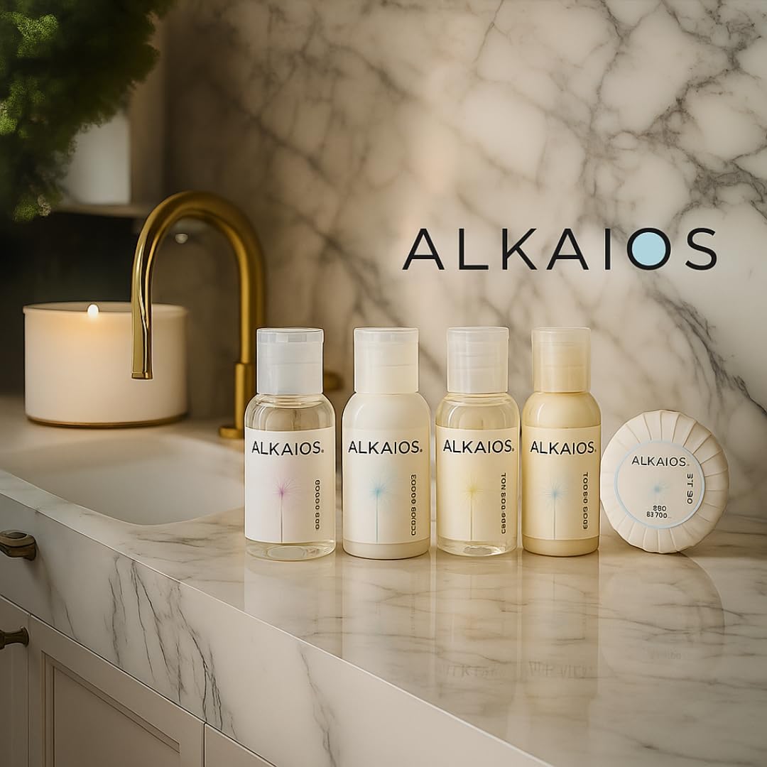 Alkaios Tissue Pleated Soap 50 x 15g | Individually Wrapped Guest Soaps | Mini Hotel Toiletries Bulk Pack | Travel Soap Bars for Hotels, Airbnb, Holiday Lets | Mason Miller - Image 4