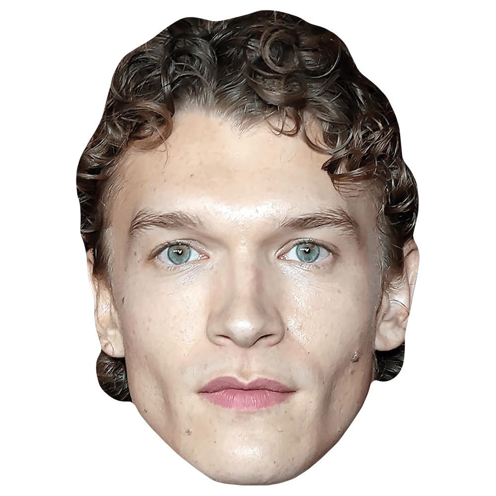 Connor Storrie (Curls) Celebrity Mask, Flat Card Face, Fancy Dress Mask