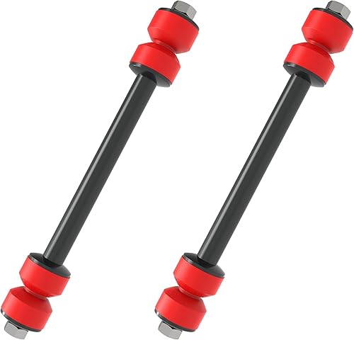Suspension Dudes Par de enlaces estabilizadores de barra estabilizadora delantera Mountaineer Pickup Explorer Ranger Ram, bujes fabricados en