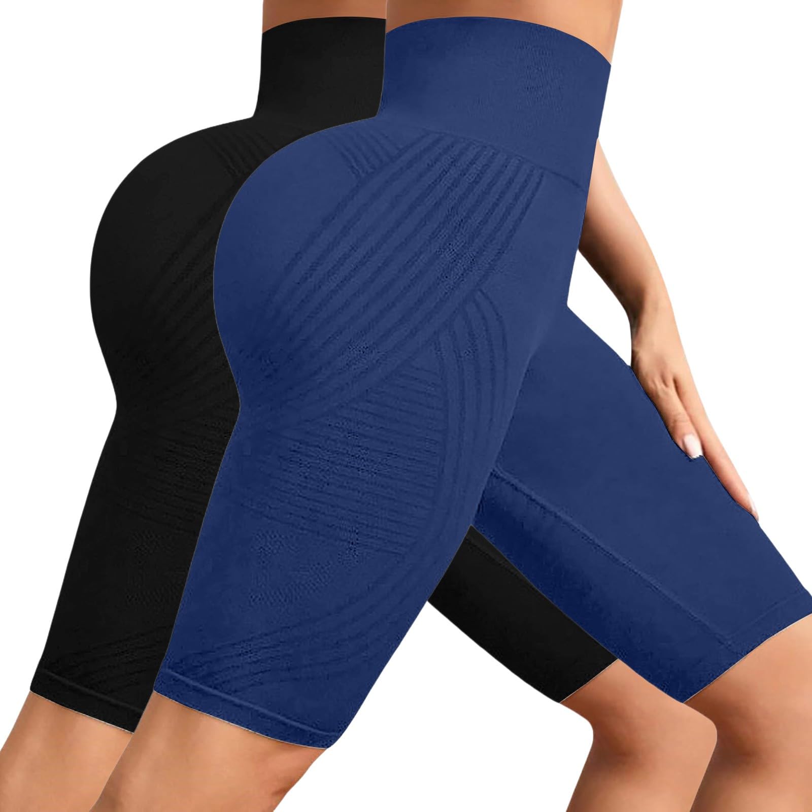 2026 Lot de 2 Legging Anti Cellulite Femme Compression Lipoedeme 3D Anti Cellulite Amaigrissant Minceur Leggings Femme Taille Haute sans Couture Push-Up Opaque Yoga Fitness Pantalon Sport Running