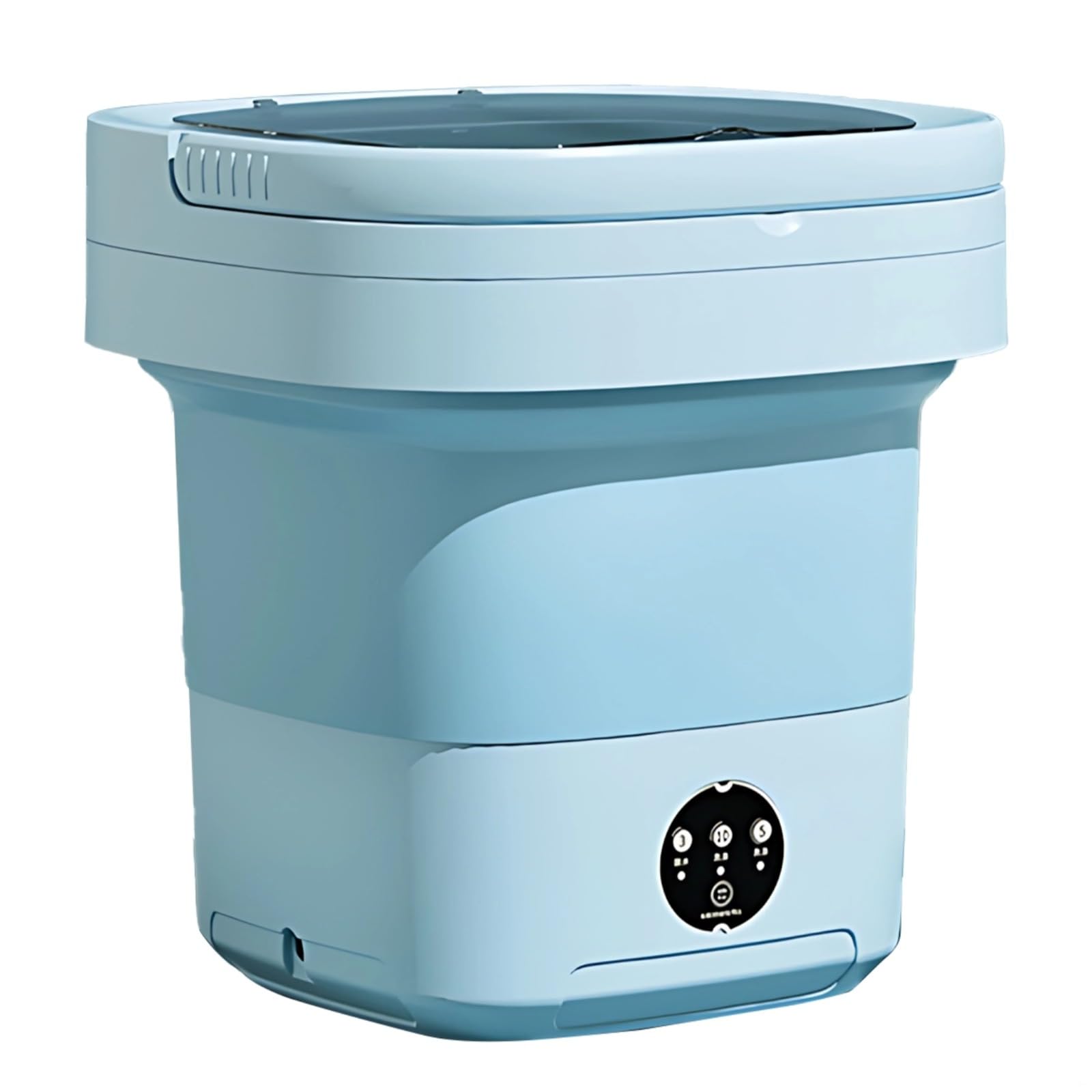 Mini lavatrice pieghevole, capacità 11 litri, adatta ai viaggi, 32 cm, perfetta per calzini, biancheria intima, appartamenti