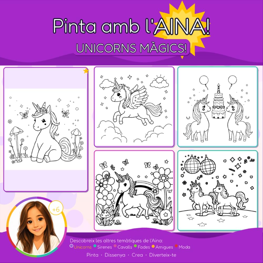 Pinta amb l'AINA: Unicorns Màgics