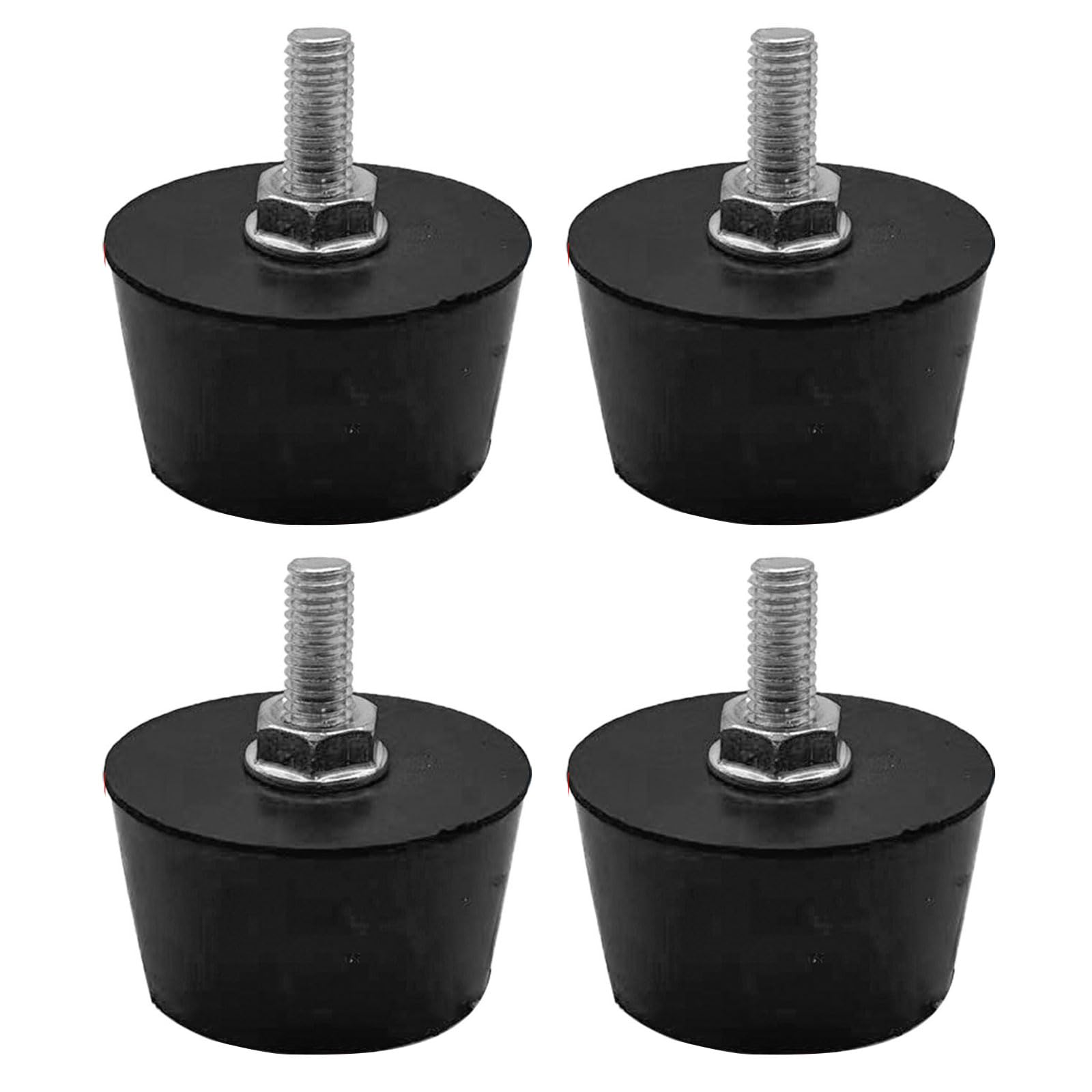 Ljmyy 4Pcs Rubber Feet Vibrations Dampers For Air Compressor 6Mm Thread Antislip Shock Absorbing Feet Isolator Pad