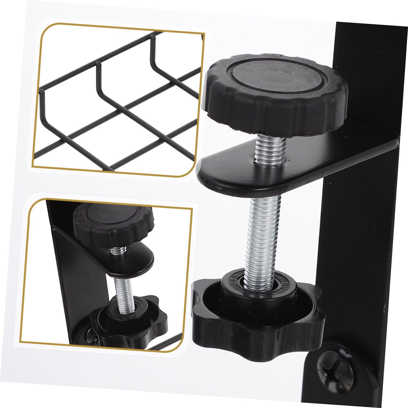 Desk Cable Storage Rack No Drill Cable Management Tray Wire Organizer Holder for Office Computer Desk 500mm Black Cord Management