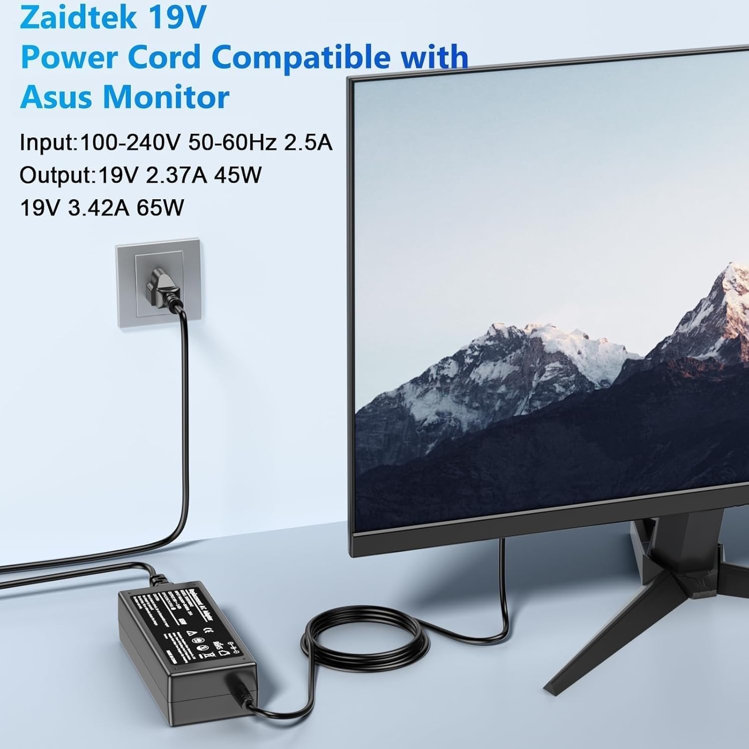 Amazon.com: 65W Power Supply Adapter Compatible with Asus 22'' 23