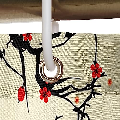 Rideau de douche polyester fleuri pour une salle de bain zen - 4