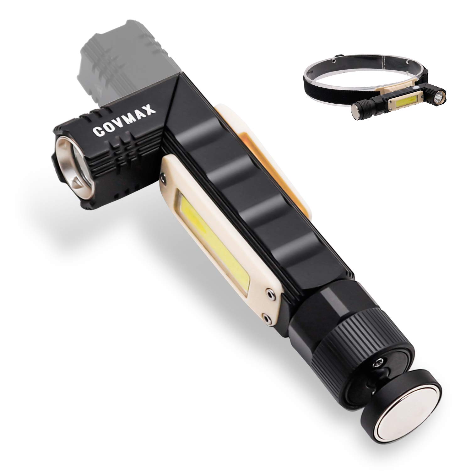Buy Rechargeable Flashlight, Ultra Brightest Handheld COB LED