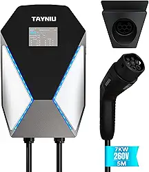 SpeedyPro Carregador 7KW Para Carro Elétricos Domésticos De 32A Wallbox 260V Interno Externo Cabo De 5 Metro Carregamento de Parede para BYD Audi BMW Mercedes EQA EQB