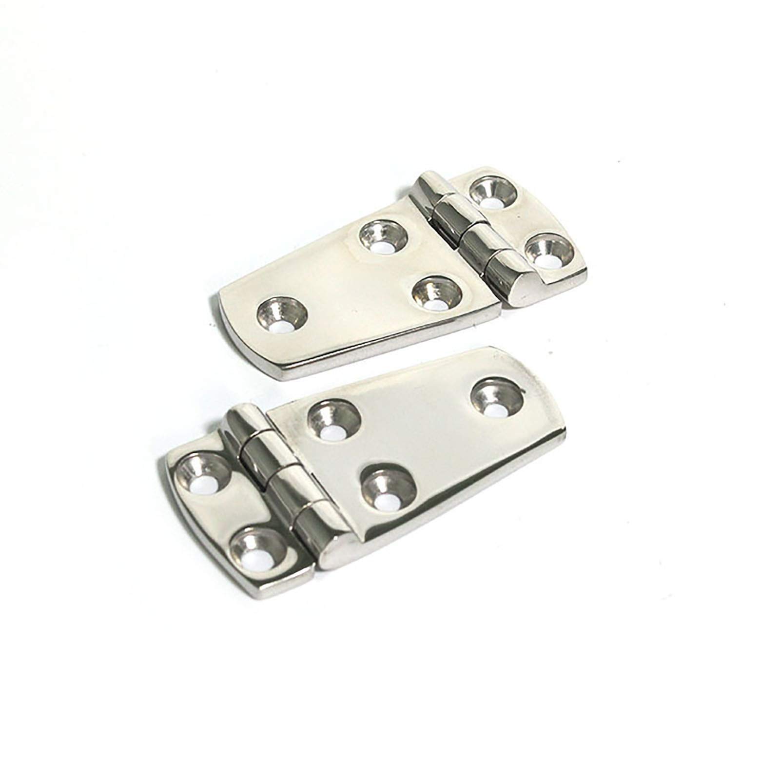 2pcs,Cabinet Door Hinge Five-Hole Stainless Steel and Window Building General Thickened Strong and Sturdy
