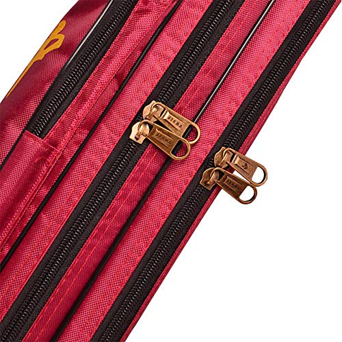 Zooboo Taichi Sword Carrying Bag - Chinese Kung Fu Sword Bag Single And Double Layer Sword Carrying Case Martial Arts Weapons Case Sword Shoulder Bag - Oxford Cloth With Pu (Blue, Double Layer) #TOP2