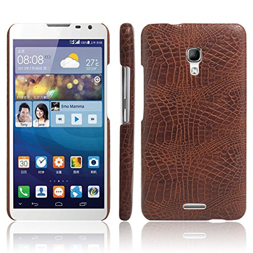 Huawei Mate 2 Case, HualuBro [Ultra Slim] Premium Crocodile Pattern Lightweight Leather Phone