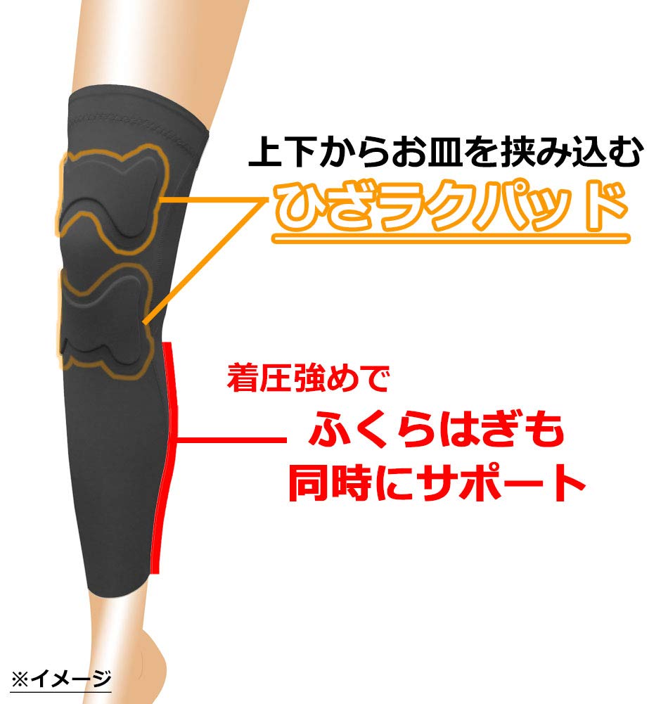 Amazon.co.jp: 富士パックス販売 皮膚感覚 ひざサポーター 「 naoss