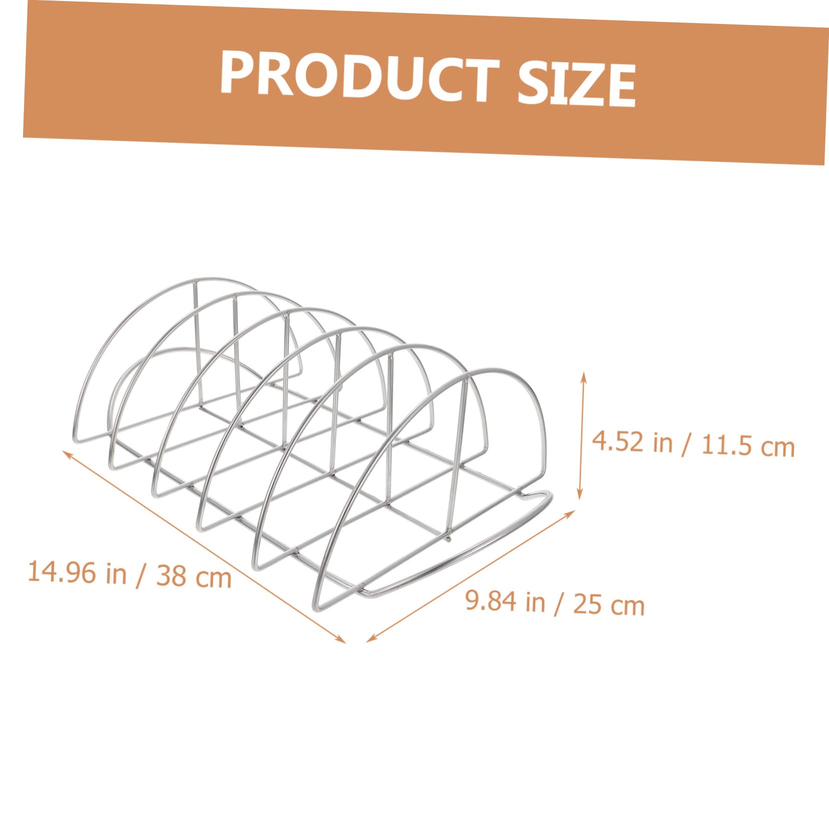 Sosoport Edelstahl Rippenhalter mit Allround Luftzirkulation Tragbarer Rippchenständer für Picknick und Hausbarbecue Praktisches Grillzubehör in Silber
