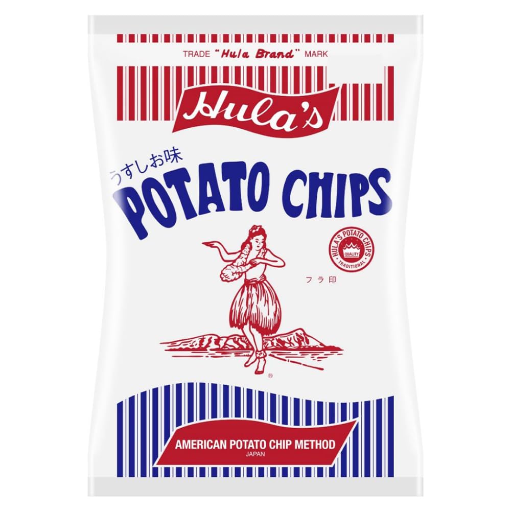 ポテチ☆必ずプロフィールをご覧下さい Amazon.co.jp: フラ印アメリカンポテトチップス うすしお味 148g×12袋