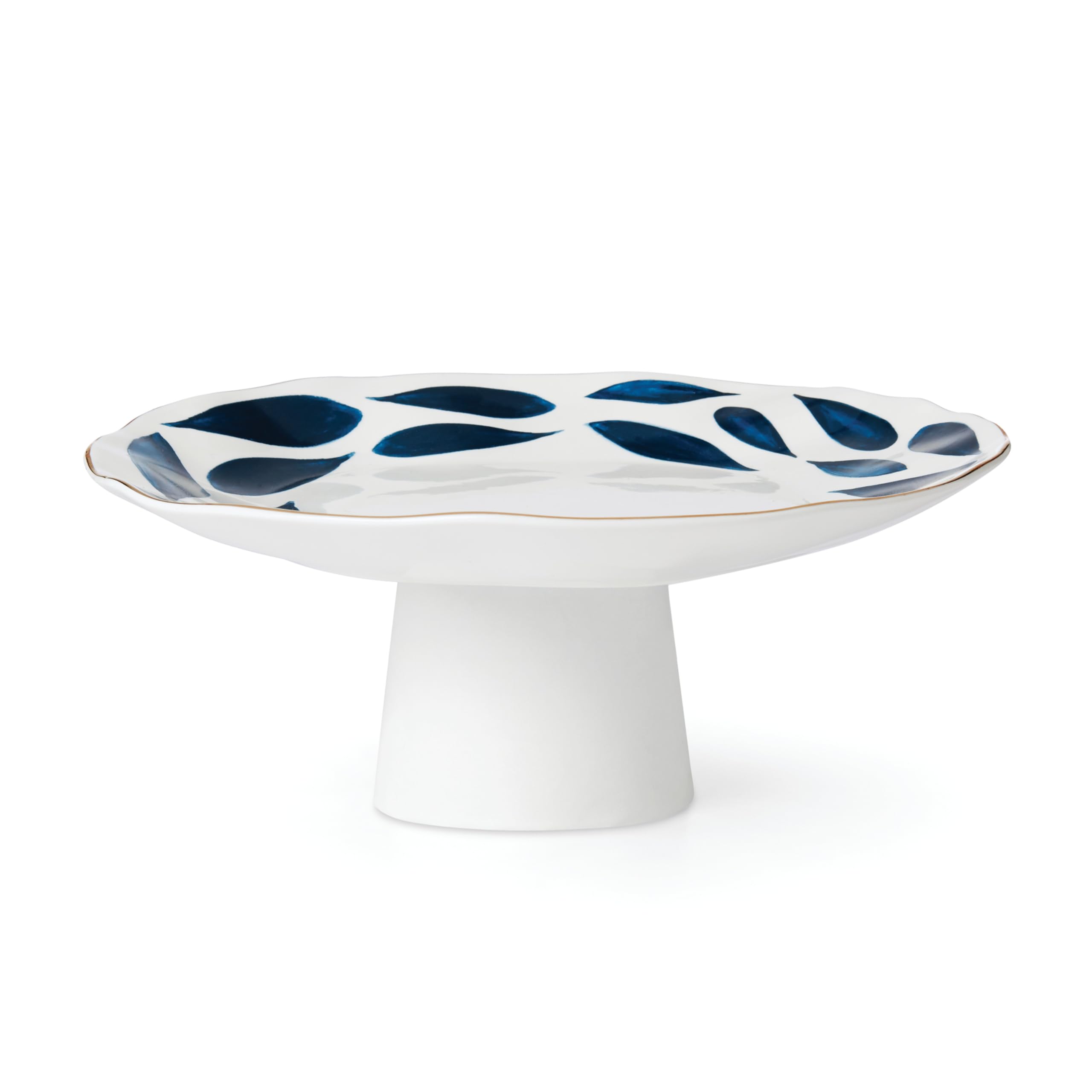 Lenox Blue Bay Cake Plate, 3.31